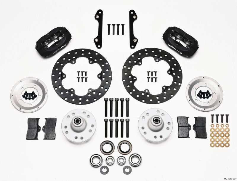 Wilwood Forged Dynalite Front Drag Kit Drilled Rotor 70-78 Camaro Wilwood