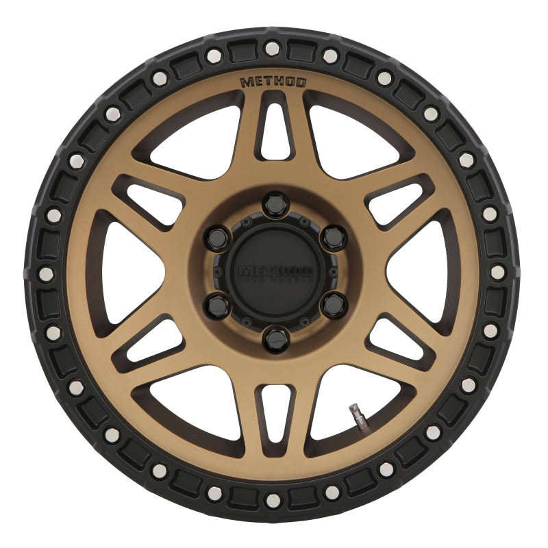 Method MR312 17x9 -12mm Offset 6x5.5 106.25mm CB Method Bronze/Black Street Loc Wheel - eliteracefab.com