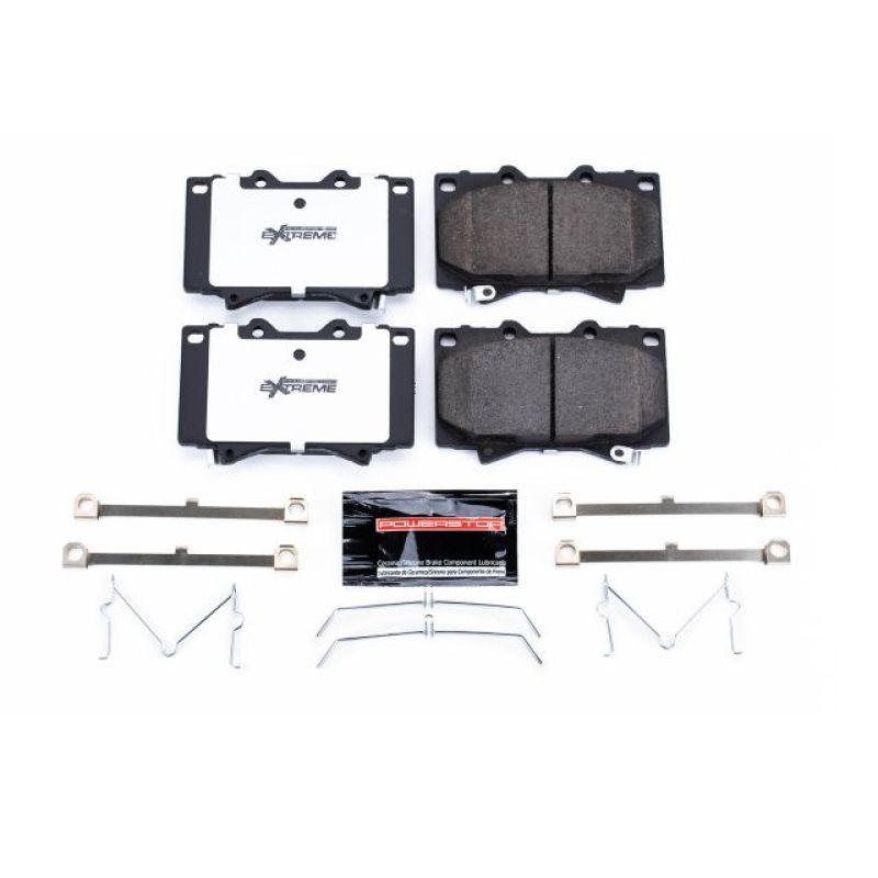 Power Stop 98-07 Lexus LX470 Front Z36 Truck & Tow Brake Pads w/Hardware - eliteracefab.com