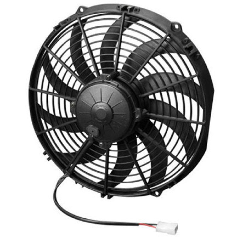 SPAL 1381 CFM 12in High Performance Fan - Push / Curved (VA10-AP70/LL-61S) - eliteracefab.com