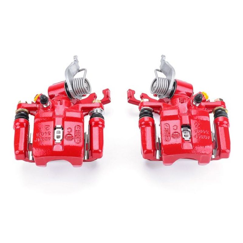 Power Stop 98-02 Honda Accord Rear Red Calipers w/Brackets - Pair PowerStop