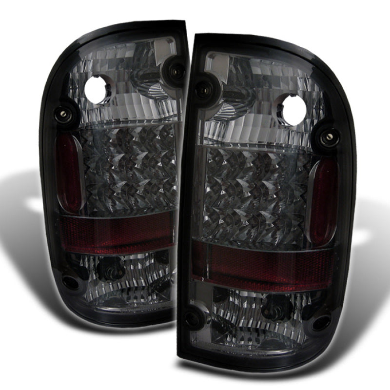 Spyder Toyota Tacoma 01-04 LED Tail Lights Smoke ALT-YD-TT01-LED-SM - eliteracefab.com