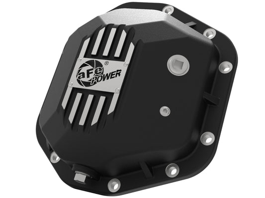 aFe POWER Pro Series Rear Differential Cover Black w/ Machined Fins - 46-71110B