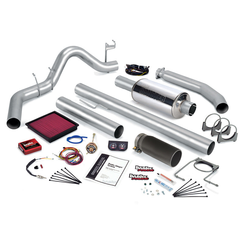 Banks Power 99-00 Dodge 5.9L Ext Cab Stinger System - SS Single Exhaust w/ Chrome Tip