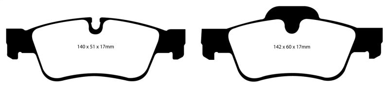 EBC RedStuff Rear Brake Pads - DP31593C EBC
