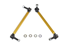 Load image into Gallery viewer, Whiteline 05+ Mustang Coupe 8cyl (Inc Shelby GT/ GT500) Front Swaybar Link Kit H/Duty Adj Steel Ball - eliteracefab.com