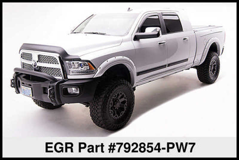 EGR 10+ Dodge Ram HD Bolt-On Look Color Match Fender Flares - Set - Bright White - eliteracefab.com