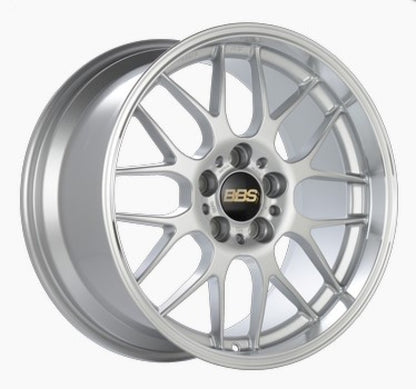 BBS RG-R 19x9.5 5x114.3 ET22 Sport Silver Polished Lip Wheel -82mm PFS/Clip Required BBS
