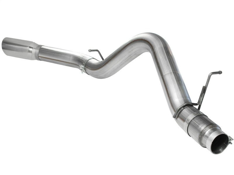 aFe MACHForce XP Exhaust 5in DPF-Back SS 11-13 GM Diesel Trucks V8-6.6L (td) (LML) (Pol Tip) aFe