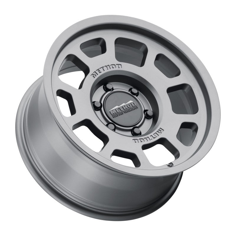 Method MR705 17x8.5 0mm Offset 6x5.5 106.25mm CB Titanium Wheel - eliteracefab.com