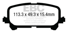 Load image into Gallery viewer, EBC 14+ Acura MDX 3.5 Yellowstuff Rear Brake Pads - eliteracefab.com