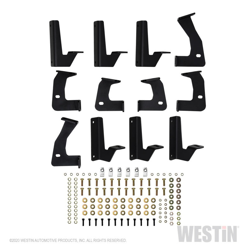 Westin 2020 Jeep Gladiator HDX Drop Nerf Step Bars - Textured Black - eliteracefab.com