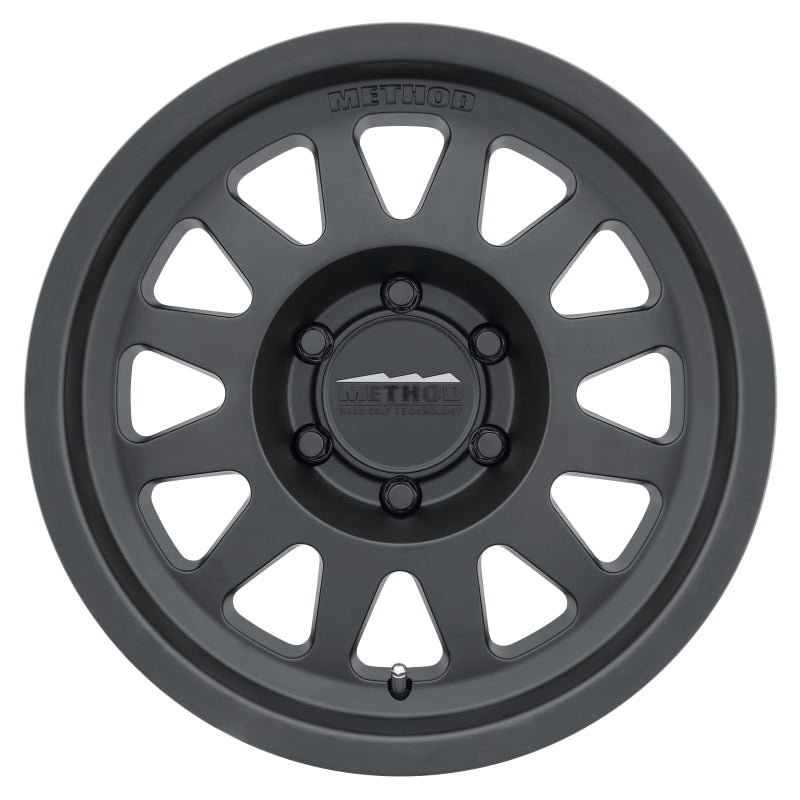 Method MR704 17x8.5 0mm Offset 8x6.5 130.81mm CB Matte Black Wheel - eliteracefab.com