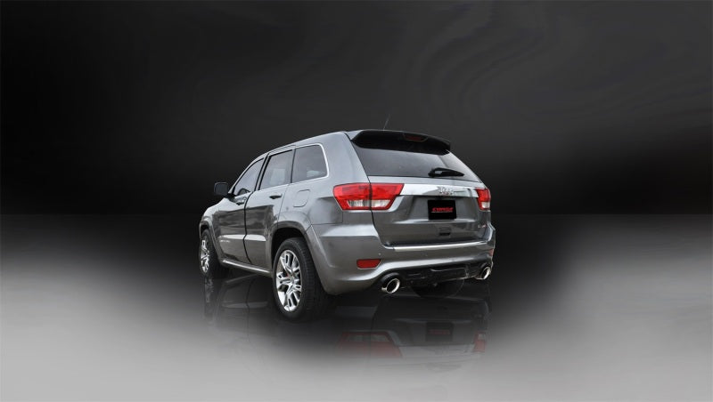 Corsa 12-14 Jeep Grand Cherokee 6.4L V8 Polished Sport Cat-Back Exhaust - eliteracefab.com