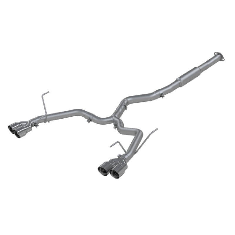 MBRP 15-19 Subaru WRX 2.0L/STI 2.5L 3in Dual Split Rear Exit w/ 3.5" Tips - T304 (Race Version) - eliteracefab.com