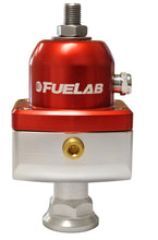 Load image into Gallery viewer, Fuelab 555 Carb Adjustable FPR Blocking 4-12 PSI (1) -8AN In (2) -8AN Out - Red