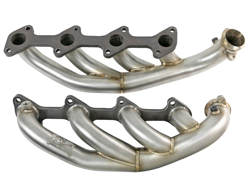 aFe Twisted Steel 1.75-2in 304 SS Headers 03-07 Ford Diesel Trucks V8-6.0L (td) - eliteracefab.com