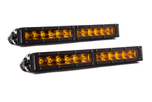 Load image into Gallery viewer, Diode Dynamics 12 In LED Light Bar Single Row Straight - Amber Driving (Pair) Stage Series
