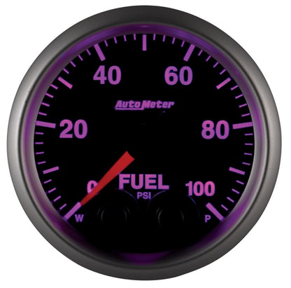 Autometer Elite 52mm 0-100 PSI Fuel Pressure Peak & Warn w/ Electronic Control Gauge 5671