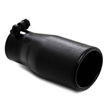 Load image into Gallery viewer, MBRP Universal Tip 2.5 O.D. Oval End 3.75 Inlet 10in length - Black Finish - eliteracefab.com