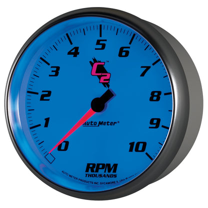 Autometer C2 5 inch 10000 RPM In-Dash Tachometer 7298