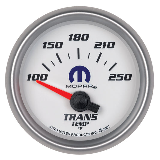Autometer Mopar 52.4mm SSE 100-250 Degree F Transmission Temperature Gauge 880033