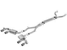 Load image into Gallery viewer, Borla 17-18 Chevrolet Camaro ZL1 6.2L V8 S Type Catback Exhaust w/ Dual Mode Valves CF Black Anod - eliteracefab.com