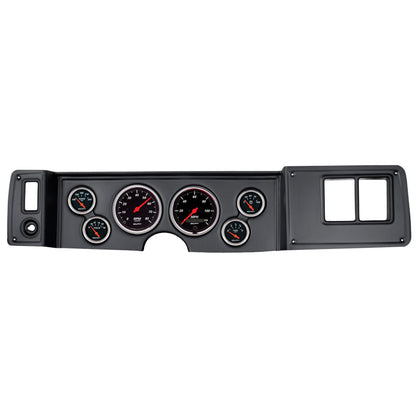 Autometer Designer Black 79-81 Camaro Dash Kit 6pc Tach / MPH / Fuel / Oil / WTMP / Volt 7023-DB