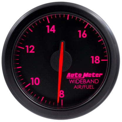 Autometer Airdrive 2-1/6in Wideband Air / Fuel Gauge 10:1-17:1 ARF Range - Black 9178-T