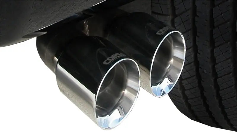 Corsa 07-08 Chevrolet Suburban 1500 5.3L V8 Polished Sport Cat-Back Exhaust - eliteracefab.com