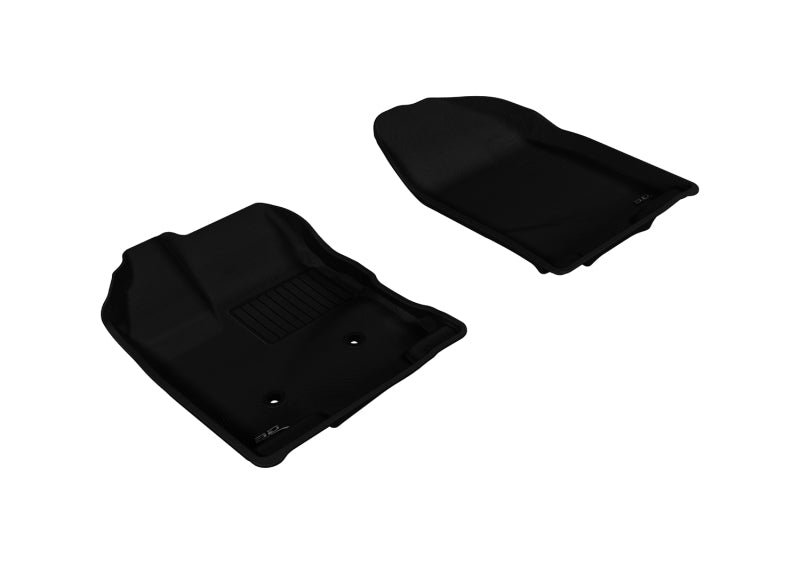 3D MAXpider L1FR02011509 2007-2014 Ford Edge Kagu 1st Row Floormat - Black