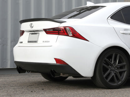 aFe POWER Takeda 16-17 Lexus IS200t L4-2.0L (t) 2.5in-3in 304 SS CB Exhaust w/ Black Tips aFe