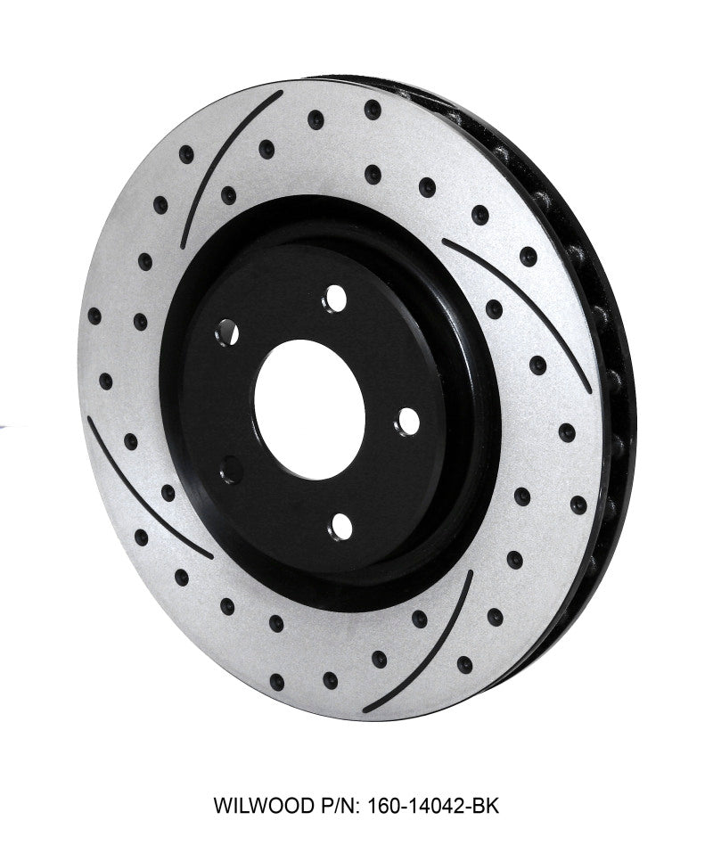 Wilwood Rotor-Front-SRP-C5/C6 Vette R/H-BLK 12.80 x 1.25 - 5 x 4.75 Wilwood