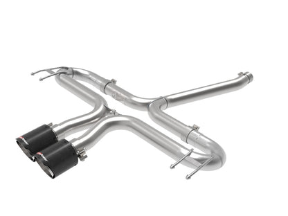 aFe Takeda 2-1/2in 304 SS Axle-Back Exhaust w/Carbon Tips 17-20 Honda Civic Sport L4-1.5L (t) - eliteracefab.com