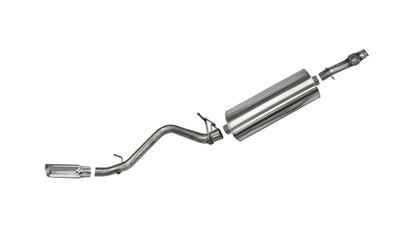 Corsa 14-17 Chevy Silverado 1500 Reg Cab/Standard Bed 5.3L Sport Cat-Back Single Side Exit Exhaust - eliteracefab.com