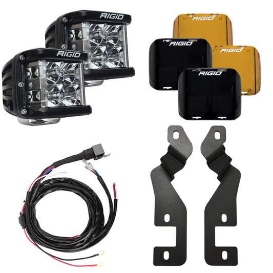 RIGID Industries D-SS Flood A-Pillar Light Kit for 2021+ Bronco Sport - 46710