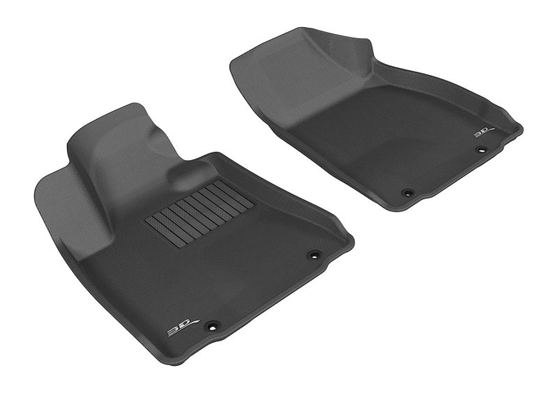 3D MAXpider L1LX04111509 2010-2012 Lexus RX Kagu 1st Row Floormat - Black 3D MAXpider