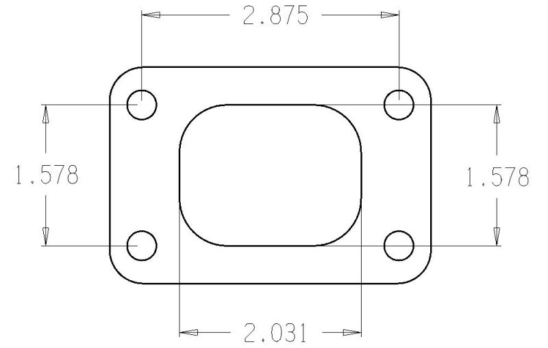 Cometic Turbo FLG T25 Garrett Turbine Inlet Exhaust Gasket Cometic Gasket