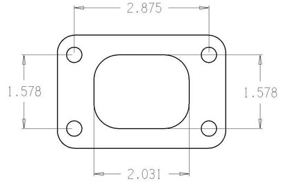 Cometic Turbo FLG T25 Garrett Turbine Inlet Exhaust Gasket Cometic Gasket