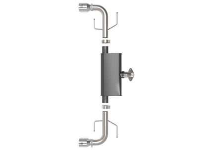 aFe Takeda 17-21 Mazda CX-5 2.5L (t) 2.5in. SS Axle-Back Exhaust System w/Polished Tips aFe