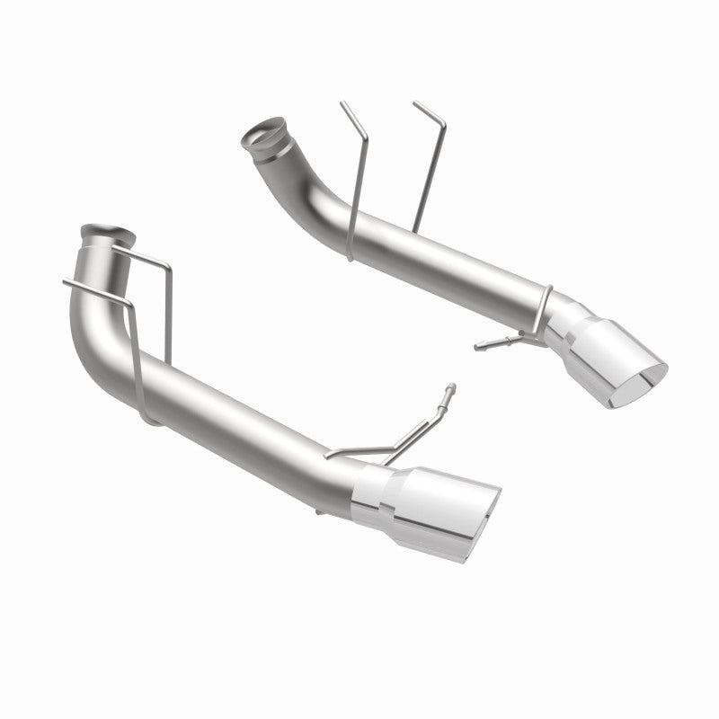 MagnaFlow 13 Ford Mustang Dual Split Rear Exit Stainless Axle-Back Cat Back Exhaust (Competition) Magnaflow