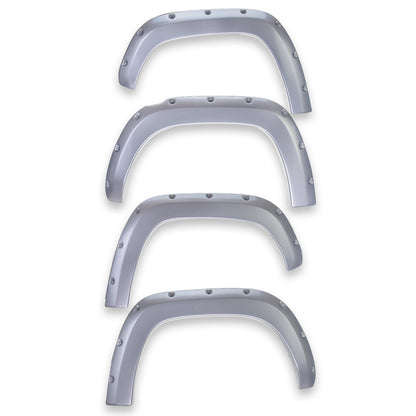 EGR 15+ GMC Sierra HD Bolt-On Look Color Match Fender Flares - Set - FF Switchblade Silver