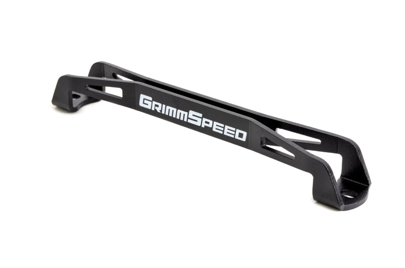 GrimmSpeed 08-18 Subaru WRX/STI Lightweight Battery Tie Down - Black - eliteracefab.com