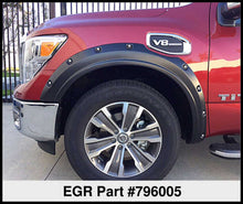 Load image into Gallery viewer, EGR 2017 Nissan Titan Bolt-On Look Fender Flares - Set - Black Matte (796005)