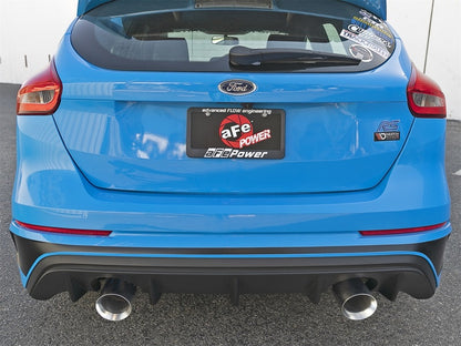 aFe Takeda 3in 304 SS Cat-Back Exhaust w/ Polished Tip 16-18 Ford Focus RS 2.3L (t) aFe