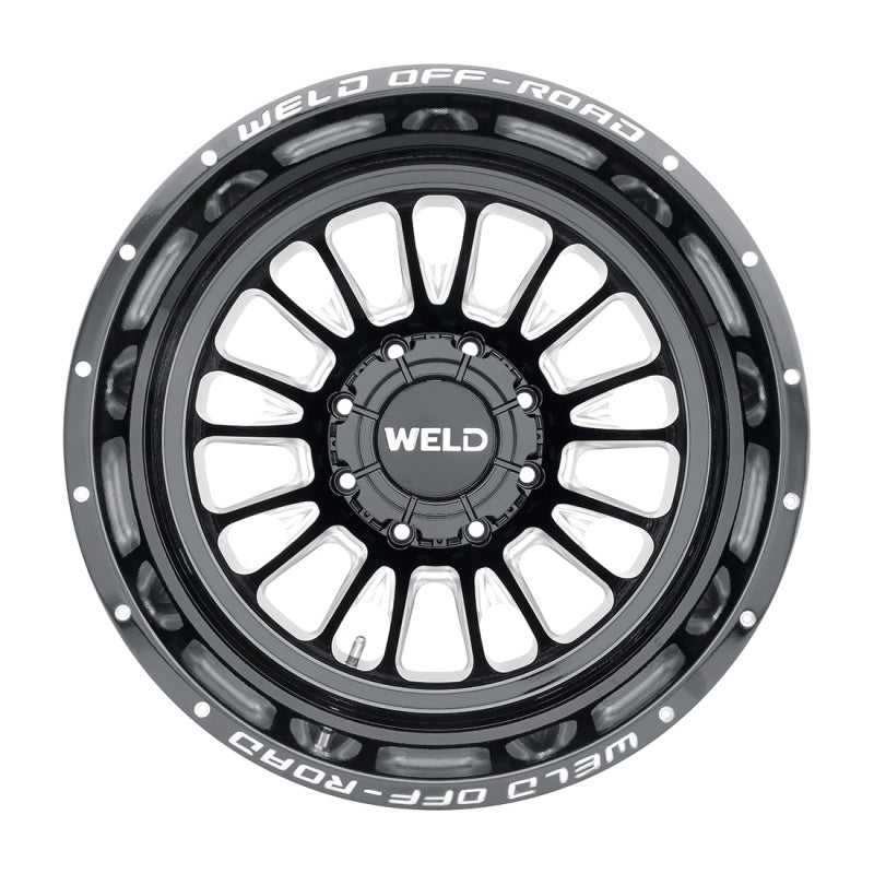 Weld Off-Road W121 20X8.25 Scorch Outer 8X165.1 ET-240 BS-4.67 Gloss Black MIL 121.6