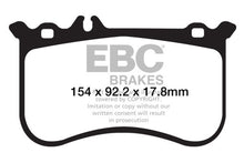 Load image into Gallery viewer, EBC 10-11 Mercedes-Benz CL550 5.5 AMG Sport Pkg Yellowstuff Front Brake Pads - eliteracefab.com