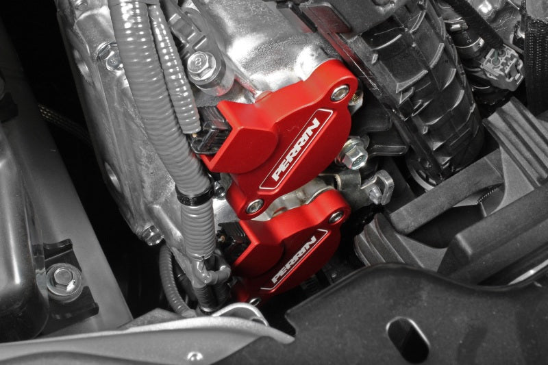 Perrin 15-22 WRX Cam Solenoid Cover - Red - eliteracefab.com