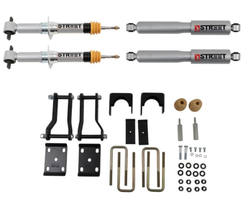 Belltech LOWERING Kit 2019+ Ford Ranger 2WD 2in Front/4in Rear - eliteracefab.com