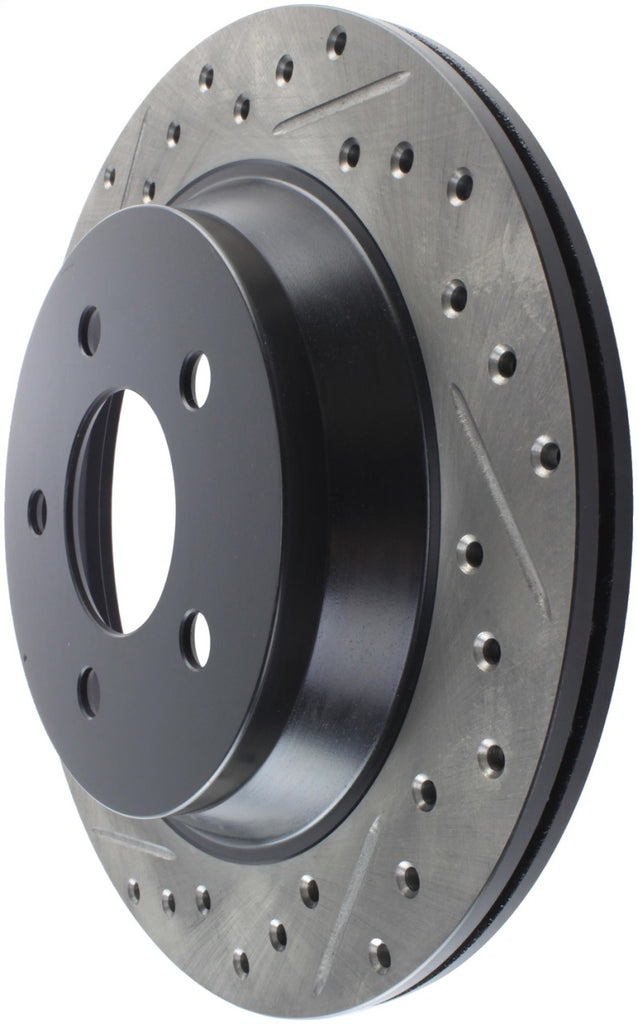 StopTech Slotted & Drilled Sport Brake Rotor - eliteracefab.com